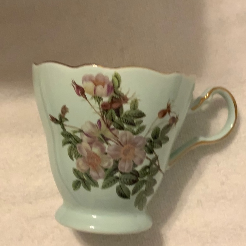 Tea cup, mint green